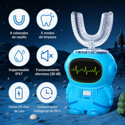Cepillo De Dientes Ultrasónico Para Niños En Forma De U