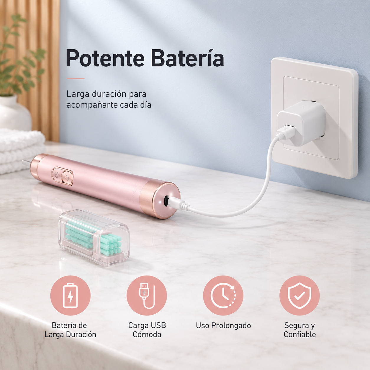 Cepillo de Dientes Eléctrico Recargable