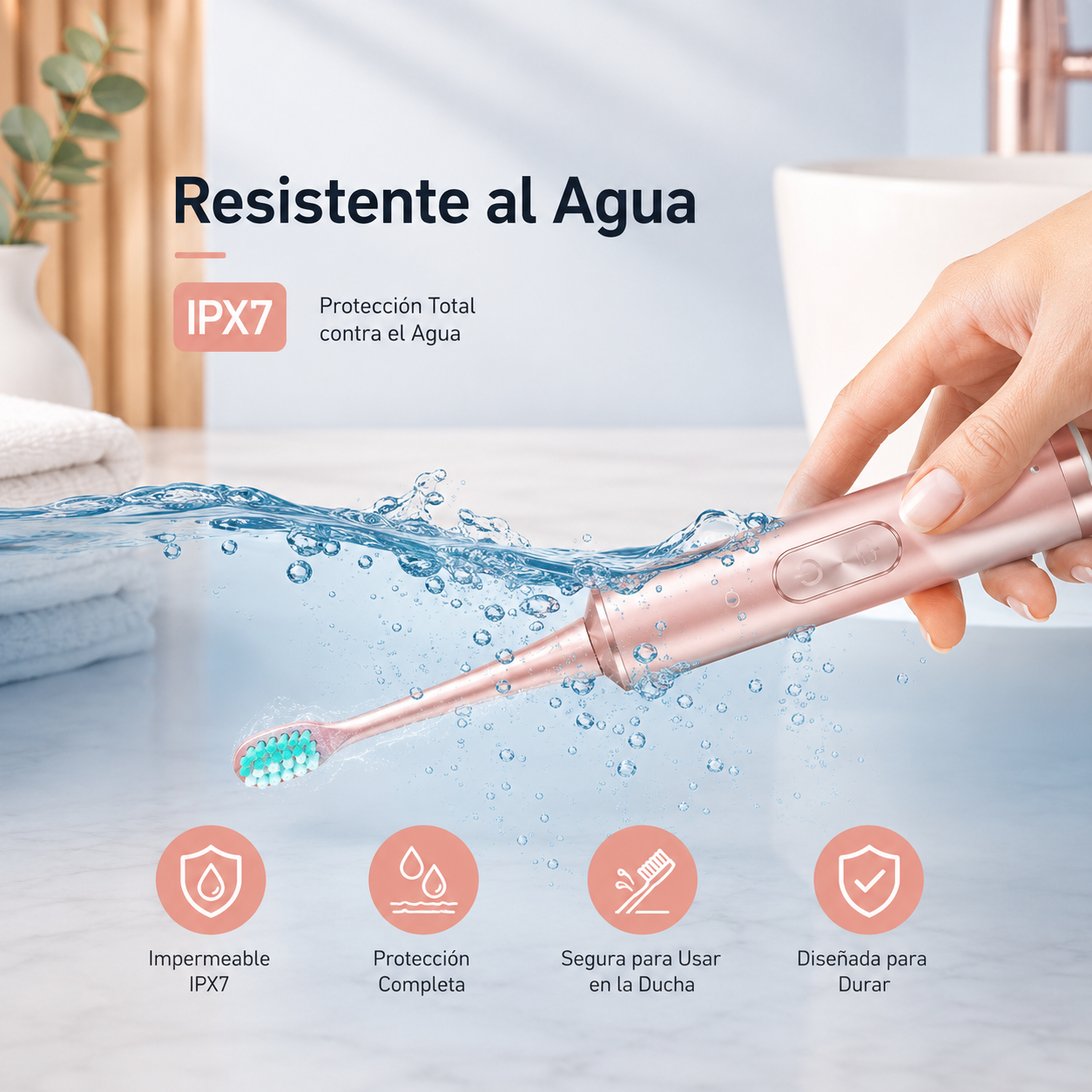 Cepillo de Dientes Eléctrico Recargable