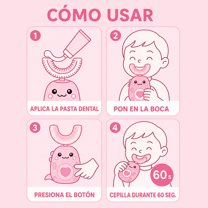 “La forma más fácil y divertida de lograr que tu hijo quiera cepillarse solo.”