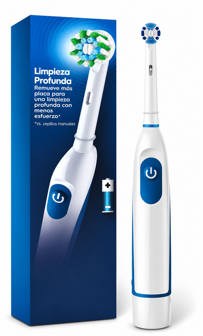“La manera más fácil de mejorar tu limpieza dental desde el primer uso.”