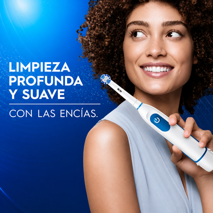 “La manera más fácil de mejorar tu limpieza dental desde el primer uso.”