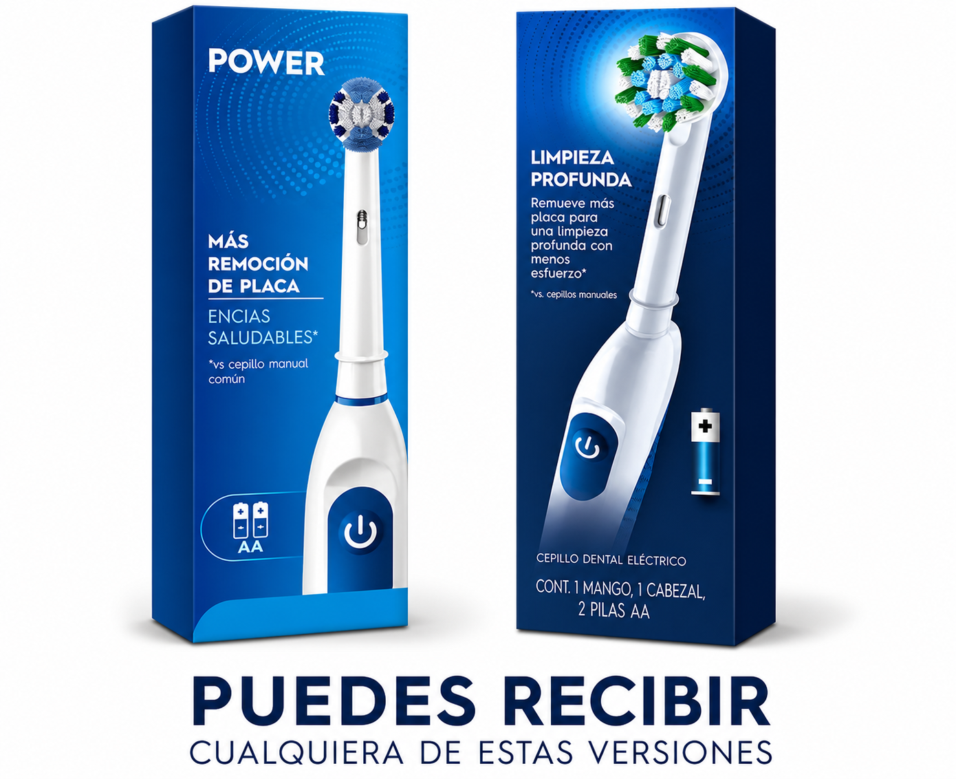 “La manera más fácil de mejorar tu limpieza dental desde el primer uso.”